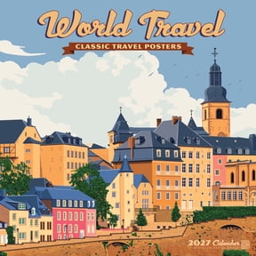 Willow Creek Press, World Travel (ADG) 2027 Wall Calendar