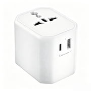 Universal Travel Adapter,International Power Adapter with USB C and USB A Charging Port,Travel Adapter Worldwide for USA EU UK AUS/NZ