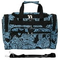 thumbnail image 1 of World Traveler Paisley 16-inch Carry-On Duffel Bag - Black Blue Paisley, 1 of 5