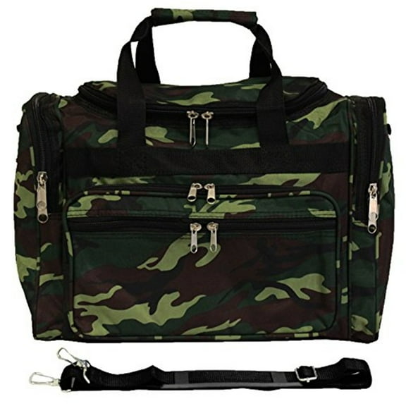 World Traveler 16-inch Carry-On Duffel Bag - Green Camo