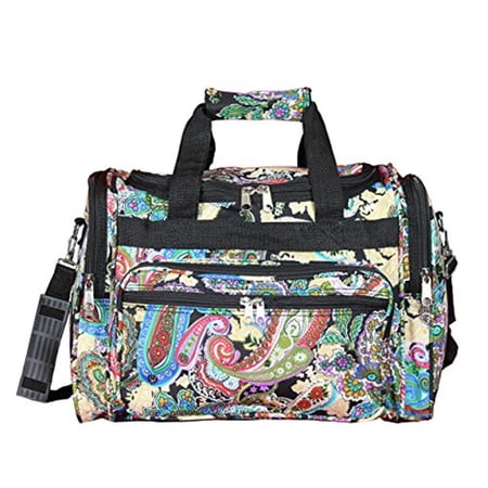World Traveler Paisley 16-inch Carry-On Duffel Bag - Multi Paisley