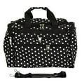 thumbnail image 1 of World Traveler 19-inch Carry-On Shoulder Duffel Bag - Black White Dot, 1 of 4