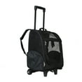 thumbnail image 1 of World Traveler  Black 20-Inch Rolling Small Pet Carrier Backpack Carry-On Convertible, 1 of 4