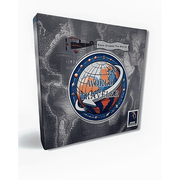 World Traveler Board Game by Arise Entertainment - Family Fun, Classic Game for Ages 12+