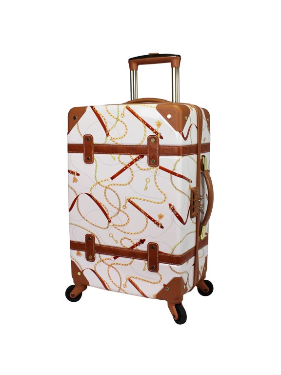Chariot Trunk Style 20-Inch Carry-On Luggage - Ivory