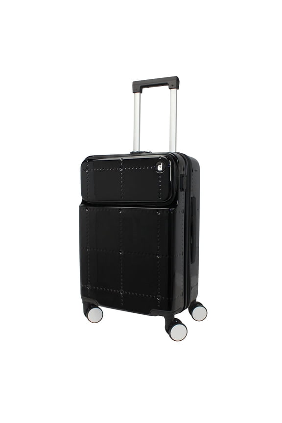 Dejuno Avery Smart 20-Inch Carry-On Luggage with USB & USB-C Ports - Black