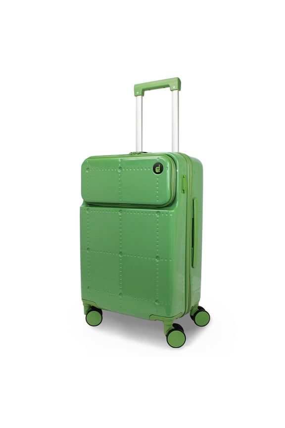Dejuno Avery Smart 20-Inch Carry-On Luggage with USB & USB-C Ports - Matcha