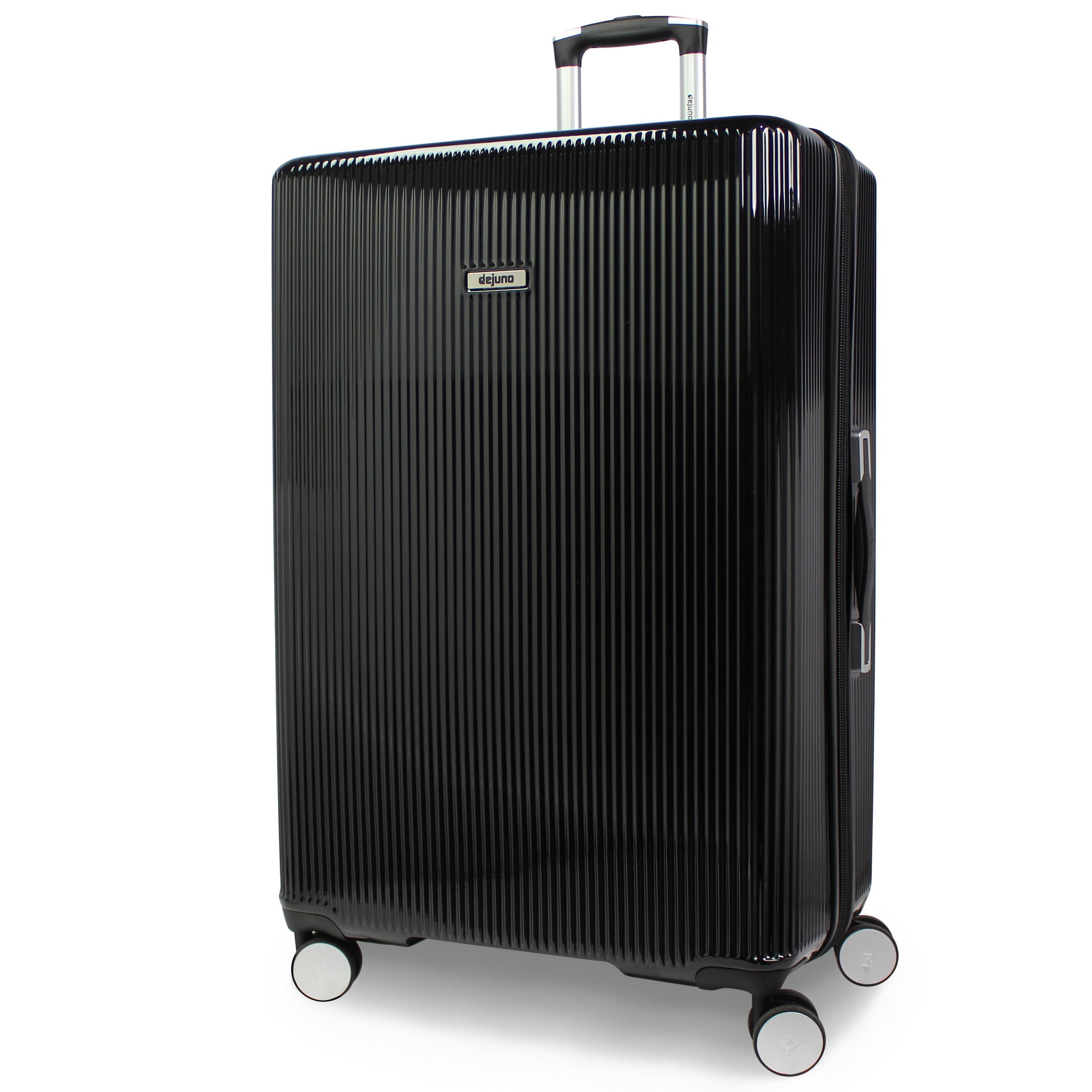 World Traveler Dejuno Monarch 30-Inch Polycarbonate Spinner Luggage - Black