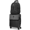 thumbnail image 1 of World Traveler Dejuno Ultimate Travel Combo Spinner Carry-On & Laptop Backpack 2-Piece Luggage Set - Onyx, 1 of 12