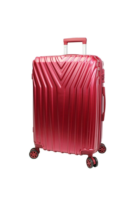 Skyline Hardside 24-Inch Spinner Luggage - Burgundy