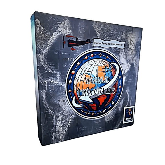 World Traveler Strategy Board Game Family Travel Adventure, Ages 12+