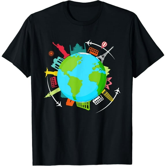 World Traveler shirt Gifts for International World Travelers T-Shirt