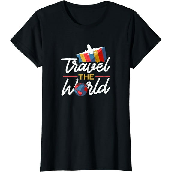 World Trip Travel Around World Tour Traveller Gift T-Shirt