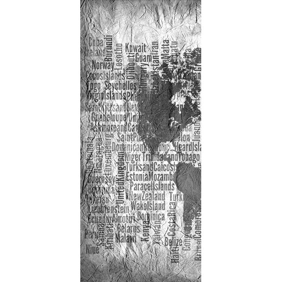 World Tryptich 1 Poster Print by Allen Kimberly (10 x 24)