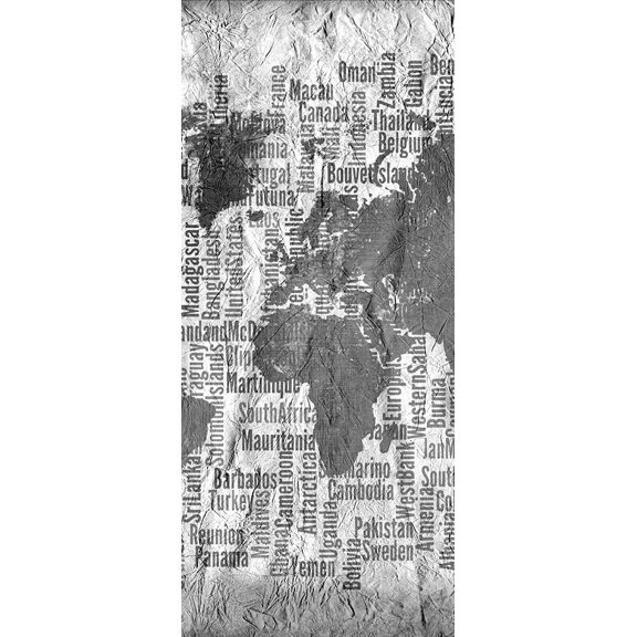 World Tryptich 2 Poster Print by Allen Kimberly (10 x 24)