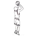 thumbnail image 1 of World Unique BS-0502 Basketball Shooter - 44 x 11 x 0.5 in., 1 of 2