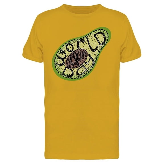 World Vegan Day, Avocado Sticker T-Shirt Men -Image by Shutterstock, Male x-Large