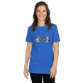 thumbnail image 1 of World View - Eye Glass Design - Short-Sleeve Unisex T-Shirt (Royal, M), 1 of 6