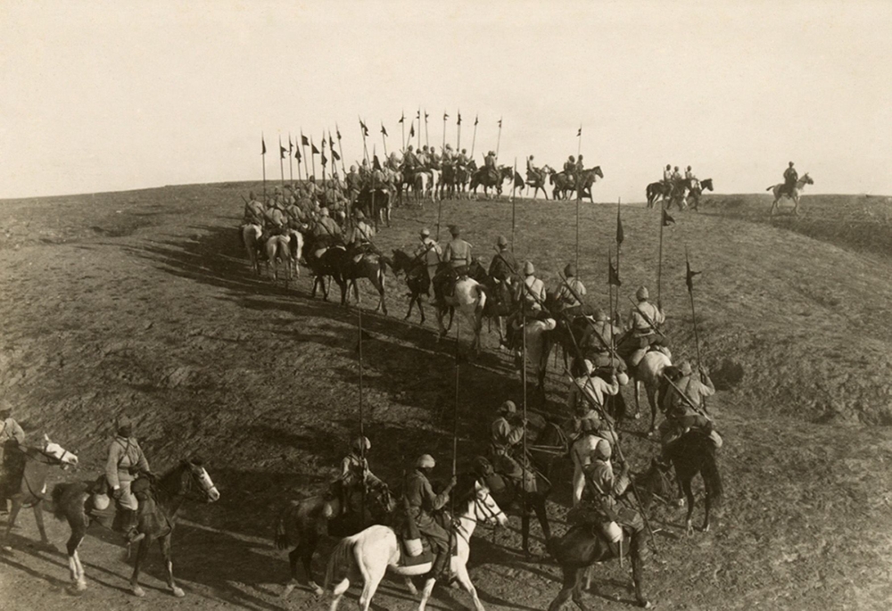 World War 1 In The Middle East. Turkish Lancers West Of Beersheba. The
