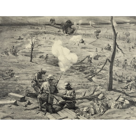 World War 1. Open Attack At St. Mihiel. U.S. Troops In Action During The Battle Of St. Mihiel History