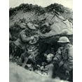 thumbnail image 1 of World War 1. Somme Offensive. British Soldiers Eating Their Rations In A Trench. Their Meal Included Canned Meats Such, 1 of 2