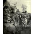 thumbnail image 1 of World War 1. Somme Offensive. Two French Soldiers Hurling Bombs (Grenades) Over The Trench Parapet History (24 x 36), 1 of 1
