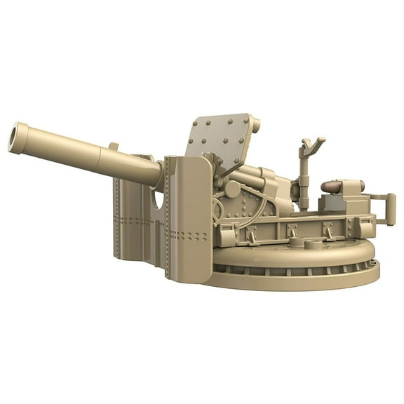 World War 2 Military Cannon Weapons Antiaircraft Gun MOC Building Blocks Bricks Model DIY Assembly Bricks Toys For Kids