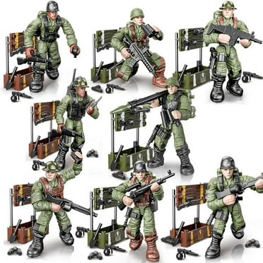 World War 2 WW2 Army Military Soldiers SAWT Soldiers Special Force DIY Model ​ Building Blocks Bricks Children'S Toys