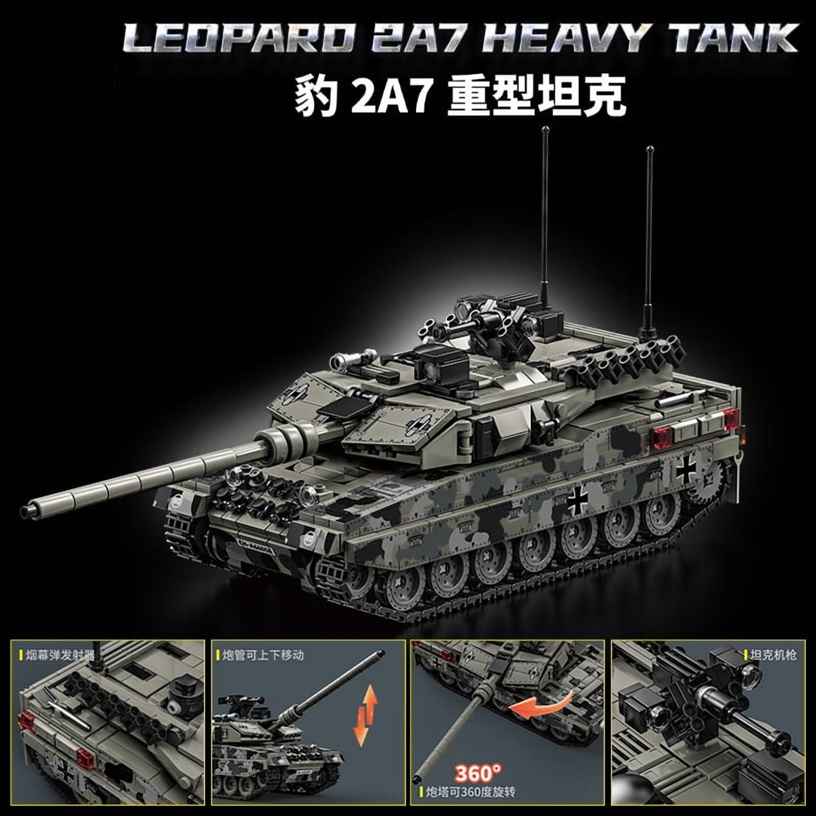 World War 2 WW2 Army Military Soldiers SWAT Leopard 2A7 Main Battle ...