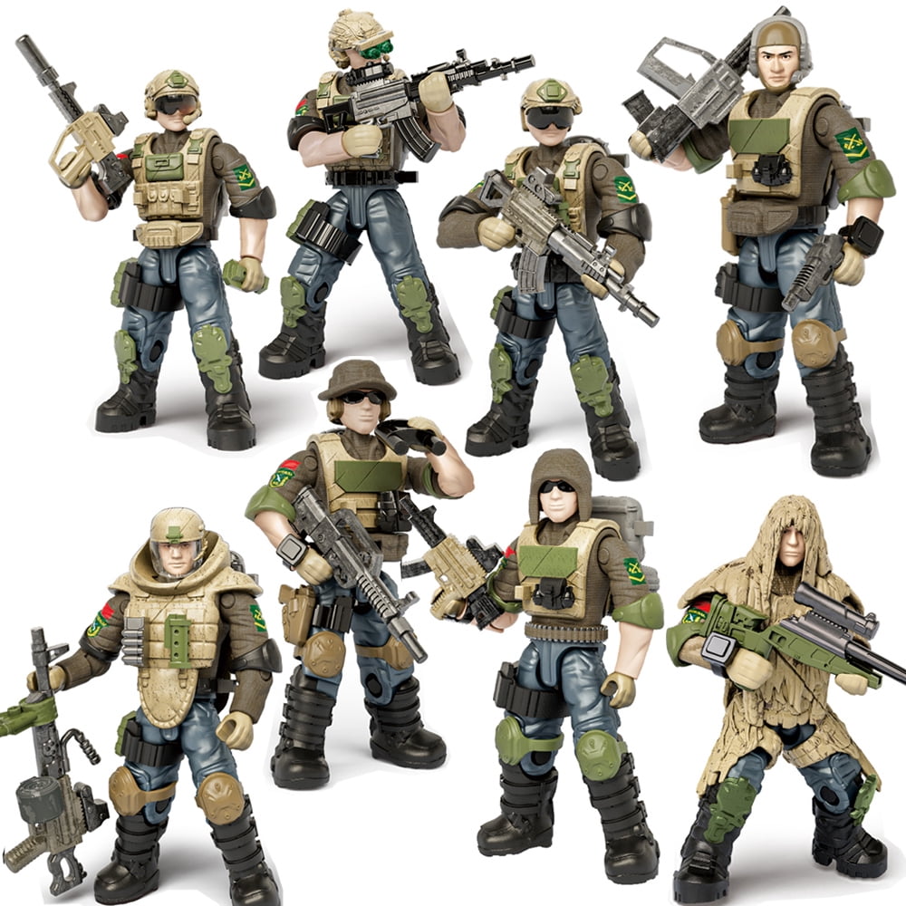 World War Army Military Soldiers Special Forces Model Assemble Building ...