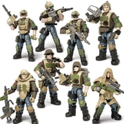 World War Army Military Soldiers Special Forces Model Assemble Building Blocks Bricks Children's Toys Gift
