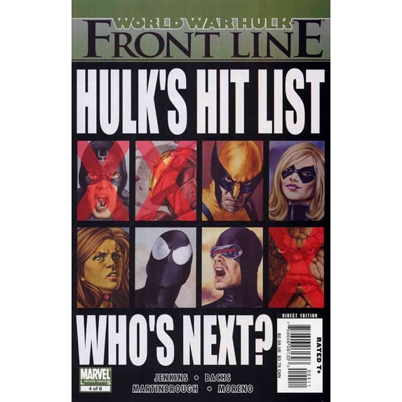 World War Hulk: Front Line #4 VF ; Marvel Comic Book