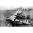 thumbnail image 1 of World War I German Planes. Na German Squadron Of Airplanes Photographed Before Take-Off During World War I. Print by, 1 of 3