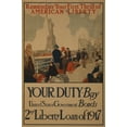 thumbnail image 1 of World War I Poster Aimed At Recent American Immigrants History (24 x 36), 1 of 2