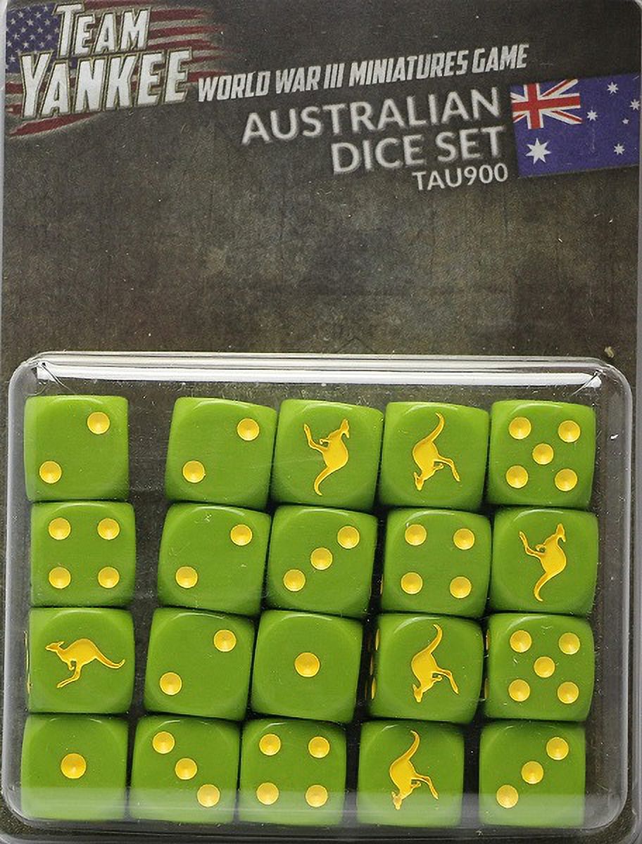 World War III Team Yankee Australian Dice Set