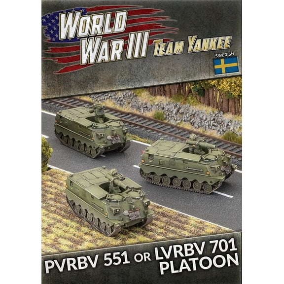 World War III Team Yankee: Swedish Pvrbv 551 / Lvrbv 701 Platoon