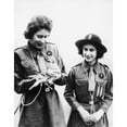 thumbnail image 1 of World War Ii - From Left Princess Elizabeth Of England And Future Countess Of Snowdon, 1 of 1