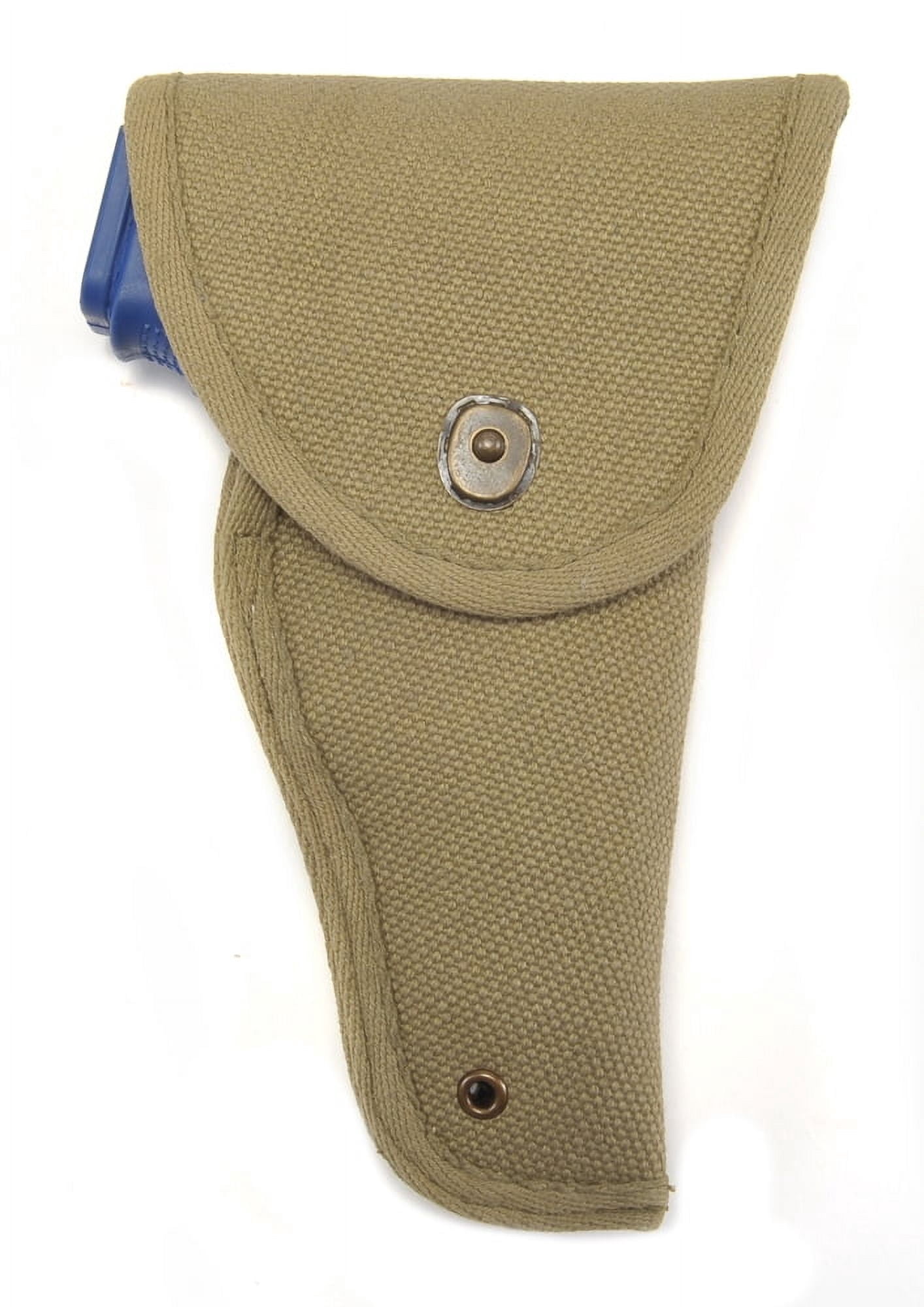 World War Supply Cotton Webbing Hip Belt Holster for Glock 19 OD Green