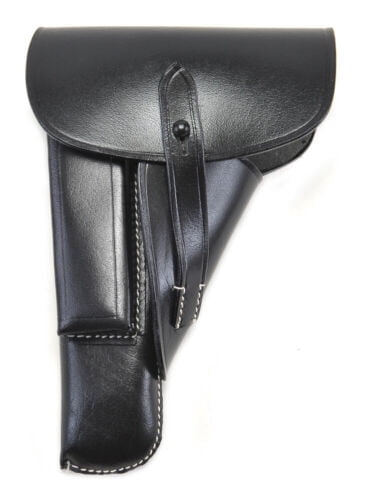 World War Supply Gun Holster Browning Hi-Power Left-Handed Black Leather