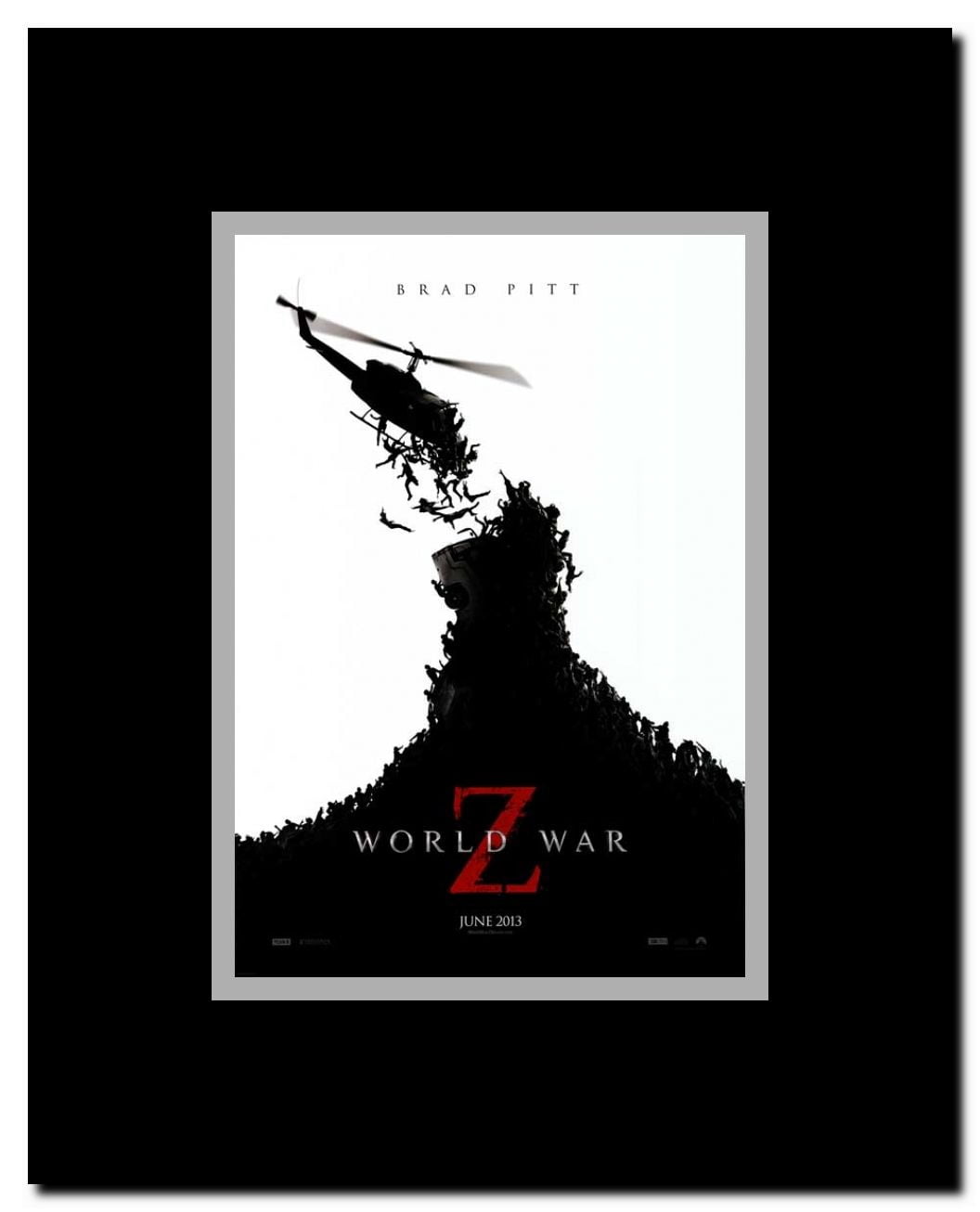 World War Z Framed Movie Poster