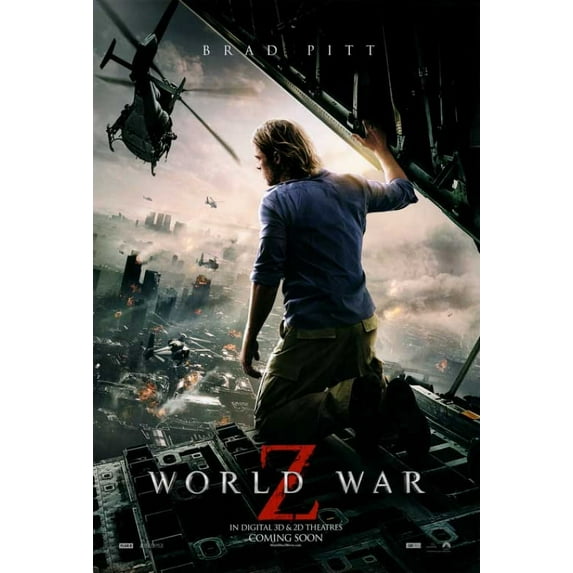 World War Z Movie Poster (11 x 17)