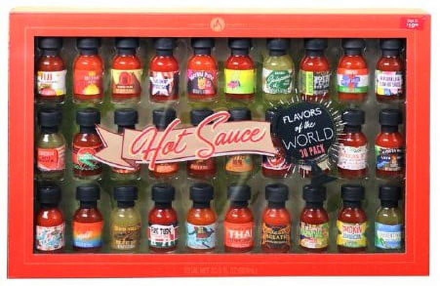 World Wide Hot Sauce Sampler - 30Pk Mini Gift Set - Walmart.com