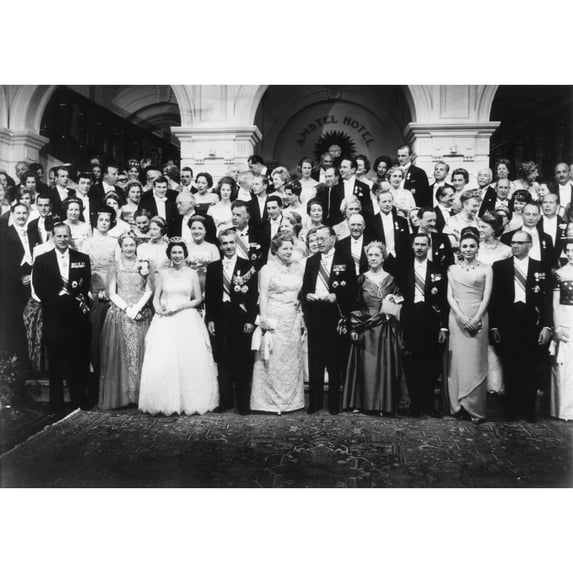 World Wide Royalty Celebrate The Silver Wedding Anniversary Queen Juliana And Prince Bernhard. At The Hague History (