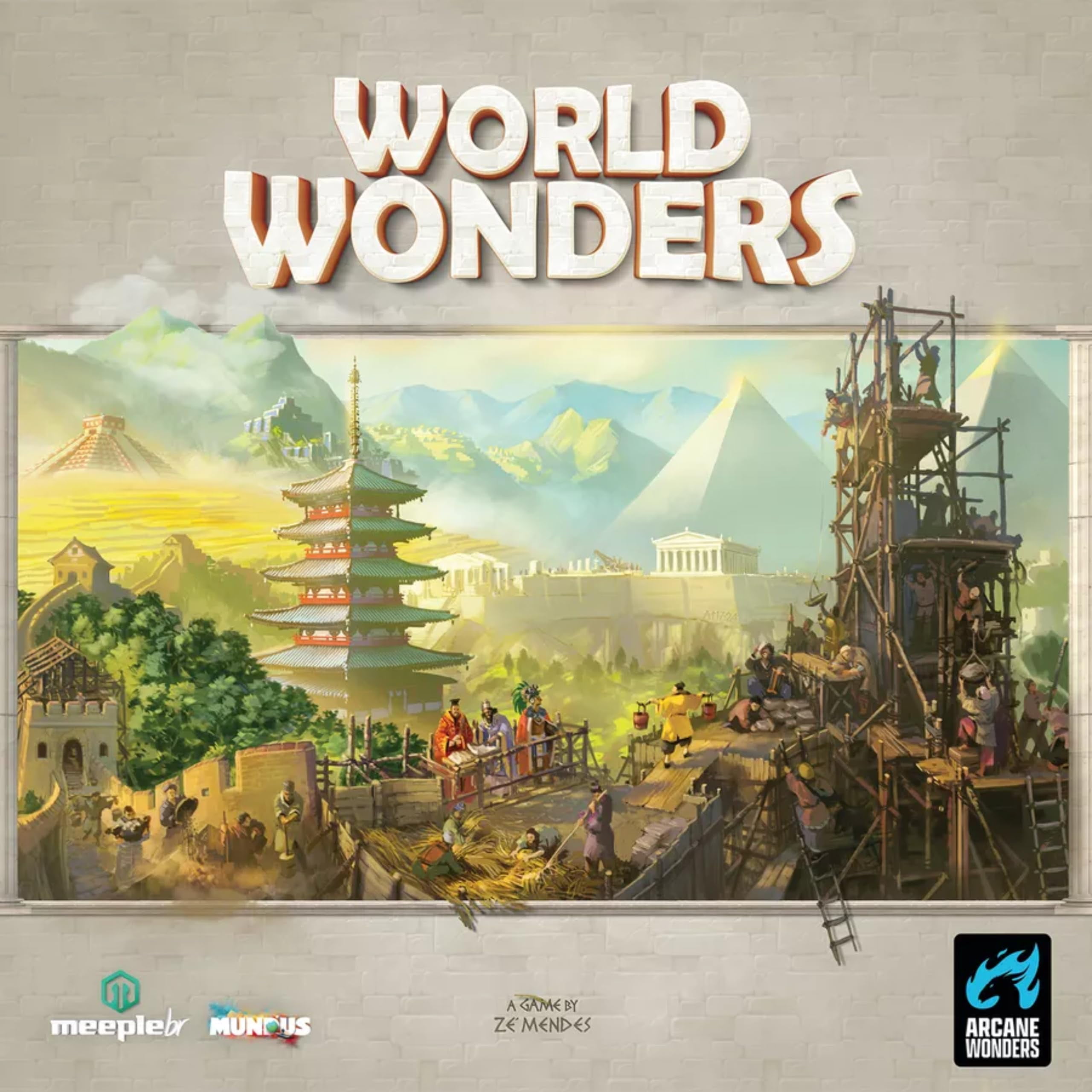 World Wonders Strategy Board AIF4 Game By Arcane Wonders - Build Iconic ...