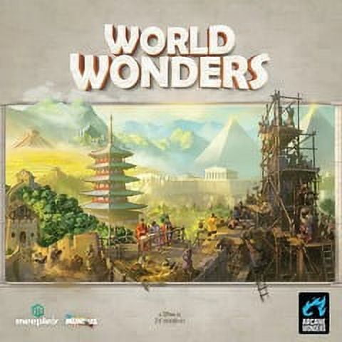 World Wonders Strategy Board Game by Arcane Wonders | Build Iconic Landmarks | Compete Strategically | For 1-5 Players and Ages 14+