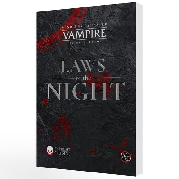 Renegade Game Studios: Vampire: The Masquerade Live Action Roleplaying Game - Laws of The Night - Softcover RPG Core Book, Ages 18+, 5+ Players