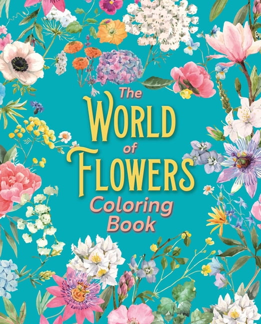 The World of Flowers Coloring Book, (Paperback)