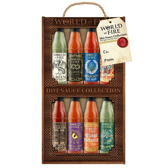 World of Heat Hot Sauce Crate Gift Sets