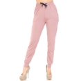 thumbnail image 1 of World of Leggings Buttery Smooth Solid Basic Mauve Joggers - Mauve Medium, 1 of 2