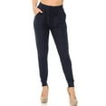 thumbnail image 1 of World of Leggings Buttery Smooth Solid Basic Navy Joggers - Navy Medium, 1 of 2